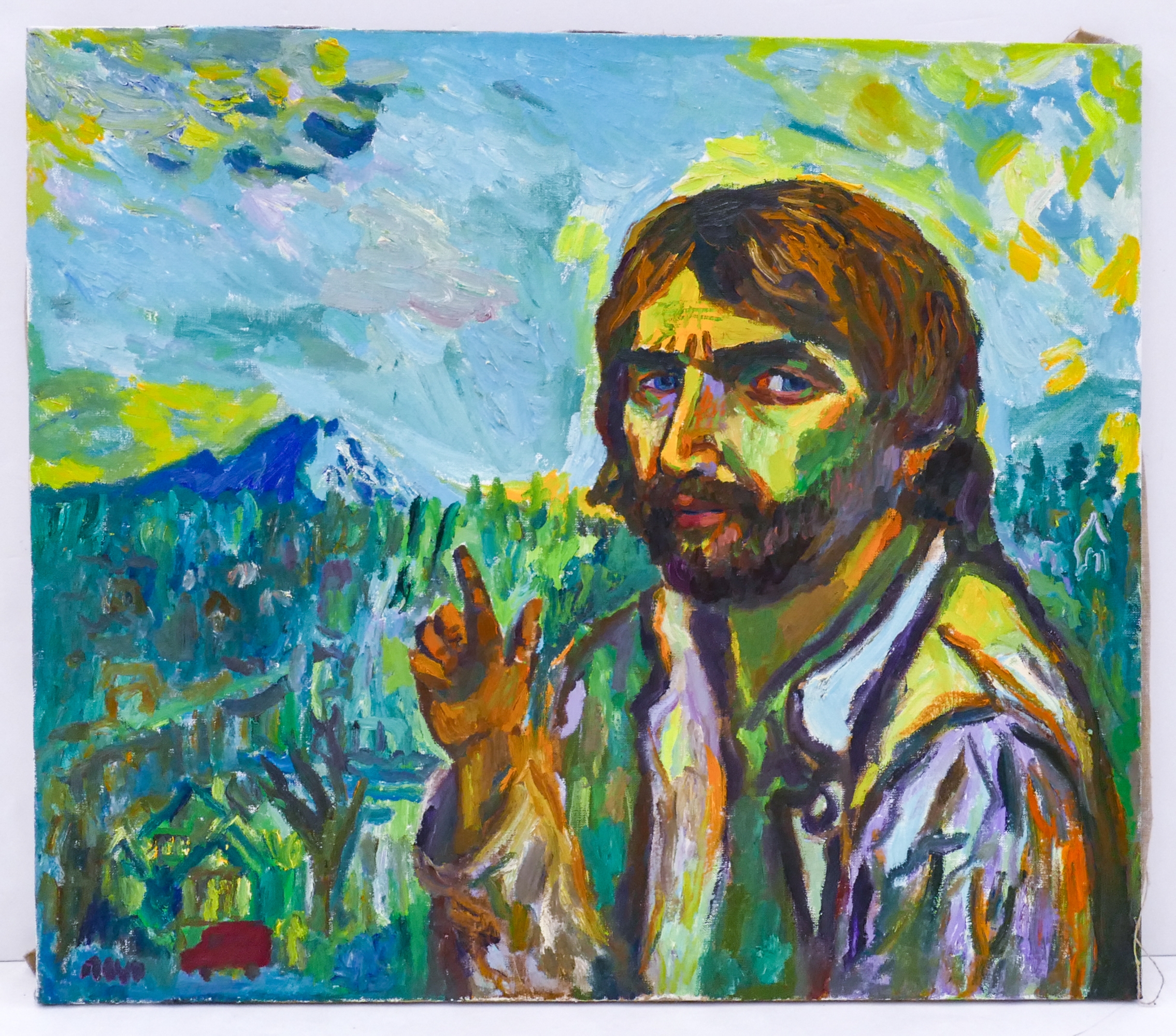 Joe Reno | Mountain Self Portrait | MutualArt