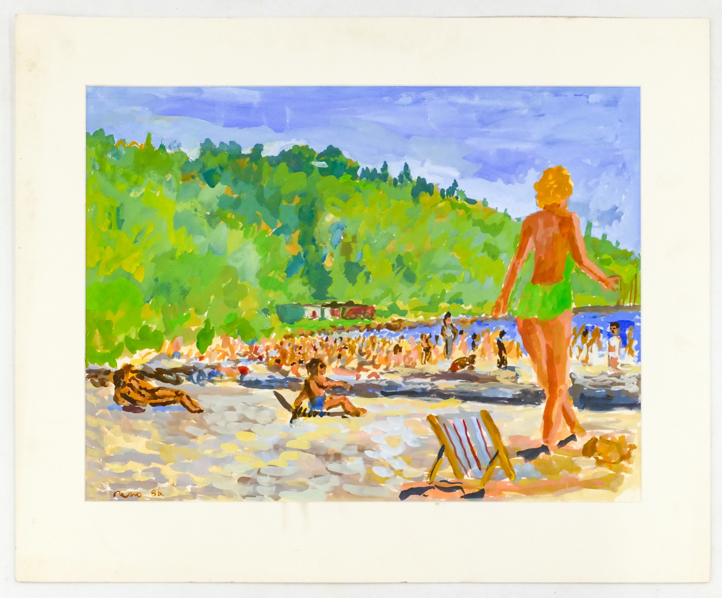 Joe Reno | The Beach (1982) | MutualArt