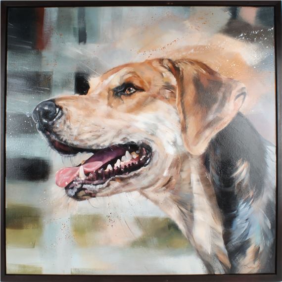 Portrait of a Labrador by Debbie Boon