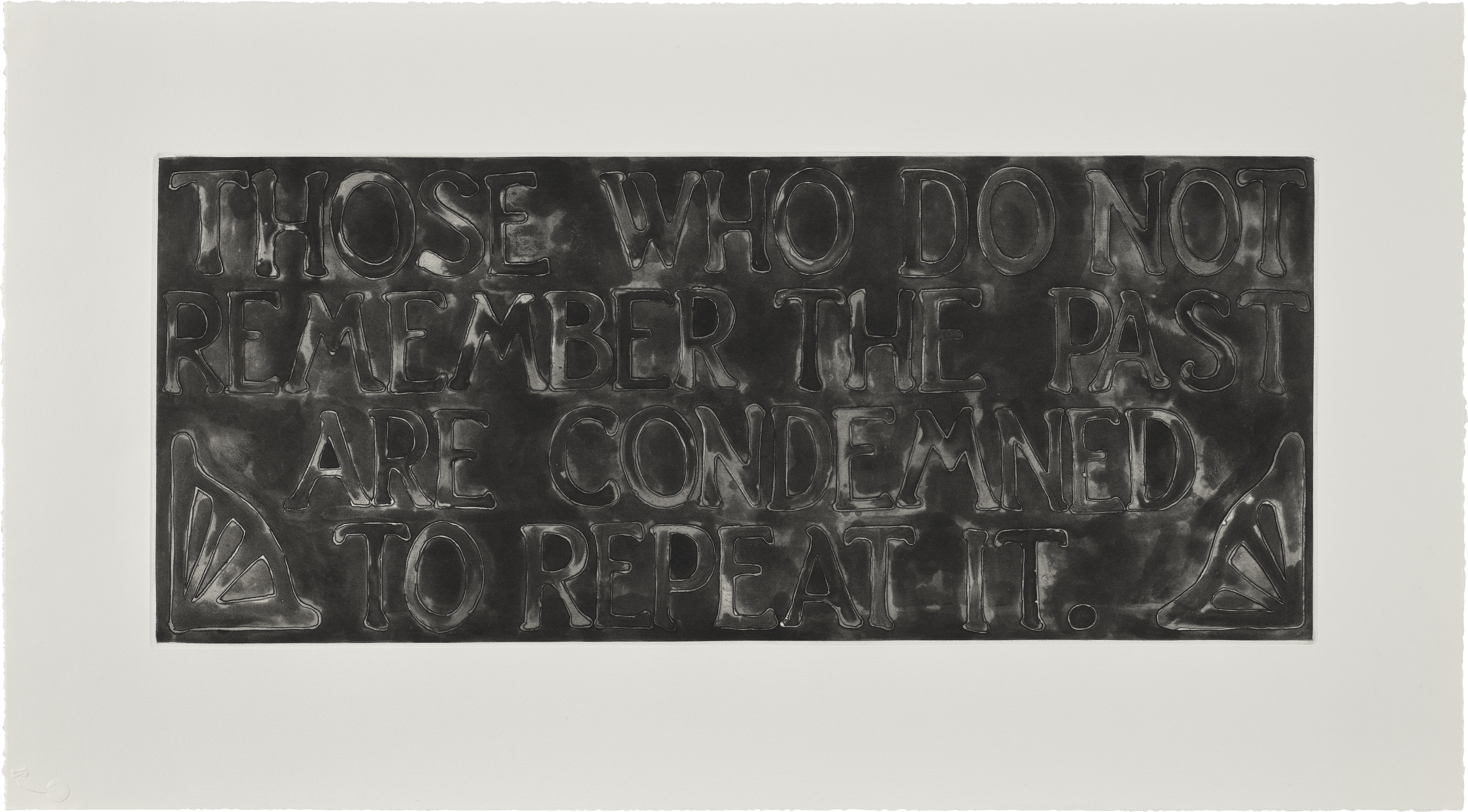 Artwork by Matthew Day Jackson, Metamorphosis, Made of screenprints and archival inkjets in colors with gold leaf