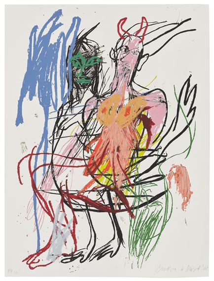 Two figures in the wind - Cristina de Miguel