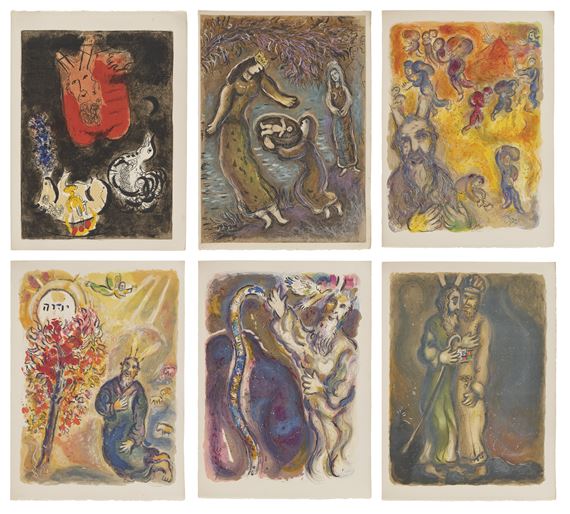 Marc Chagall | The Story of the Exodus (M. 444-456, 458-461, 463, 465 ...