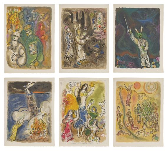 Marc Chagall | The Story of the Exodus (M. 444-456, 458-461, 463, 465 ...
