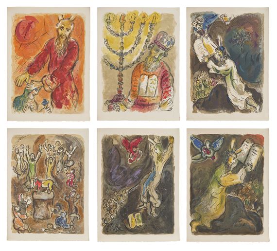 Marc Chagall | The Story of the Exodus (M. 444-456, 458-461, 463, 465 ...