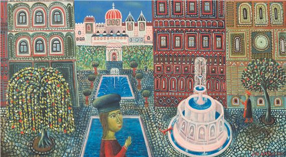 Dante e Beatrice - 1970 by Tamás Galambos, 1970