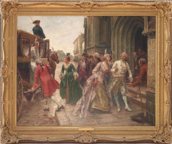 Arrival for the Wedding by Paul-Émile Boutigny, 1928