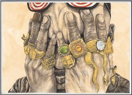 Natural Motifs Entwine the Monumental Figures of Robert Pruitt’s Divine Portraits