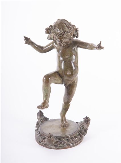 Frog Baby Fountain by Janet Scudder