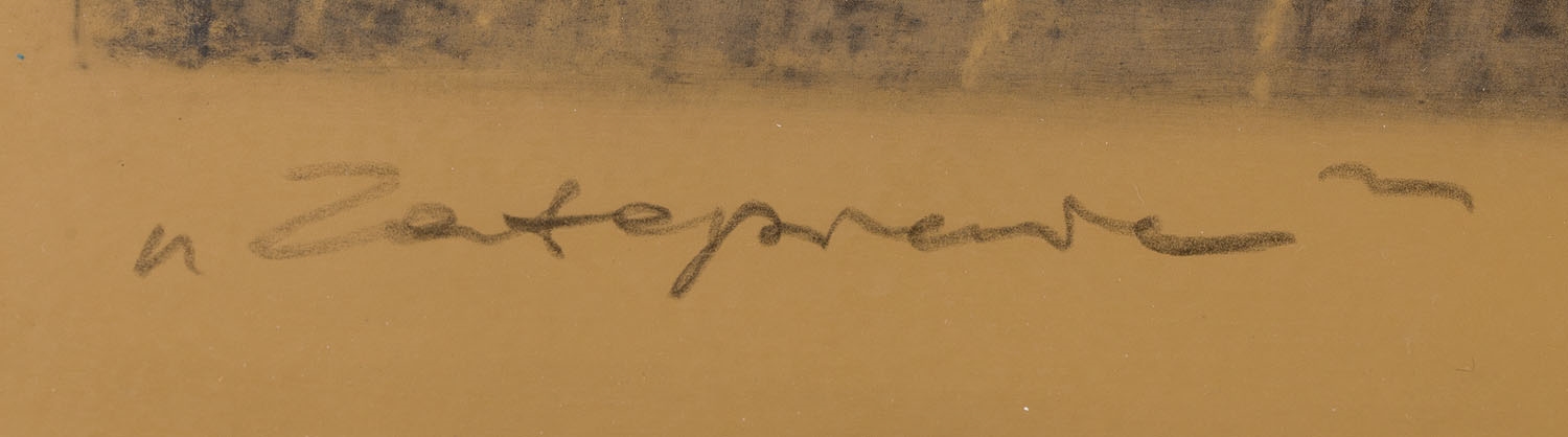 Artwork by Piotr Smolnicki, Flooding, Made of etching / paper