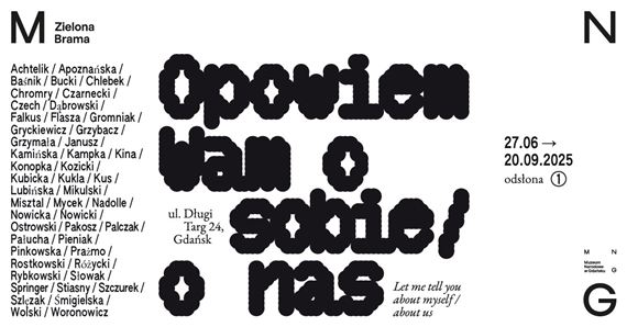 Let me tell you about myself / about us (part I) - Muzeum Narodowe w Gdańsku