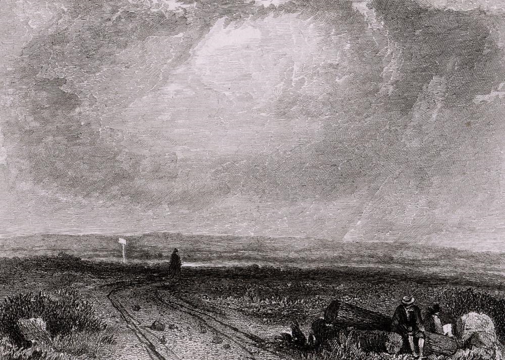 Richard Parkes Bonington | A Heath Traversed By A Winding Road (1889 ...