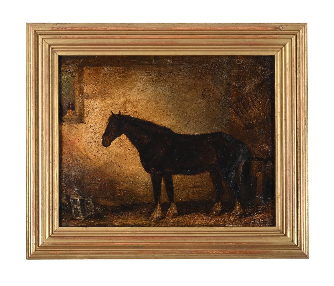 Artwork by J. W. Smith, PORTRAIT OF A FAVOURITE HORSE, Made of Oil on board