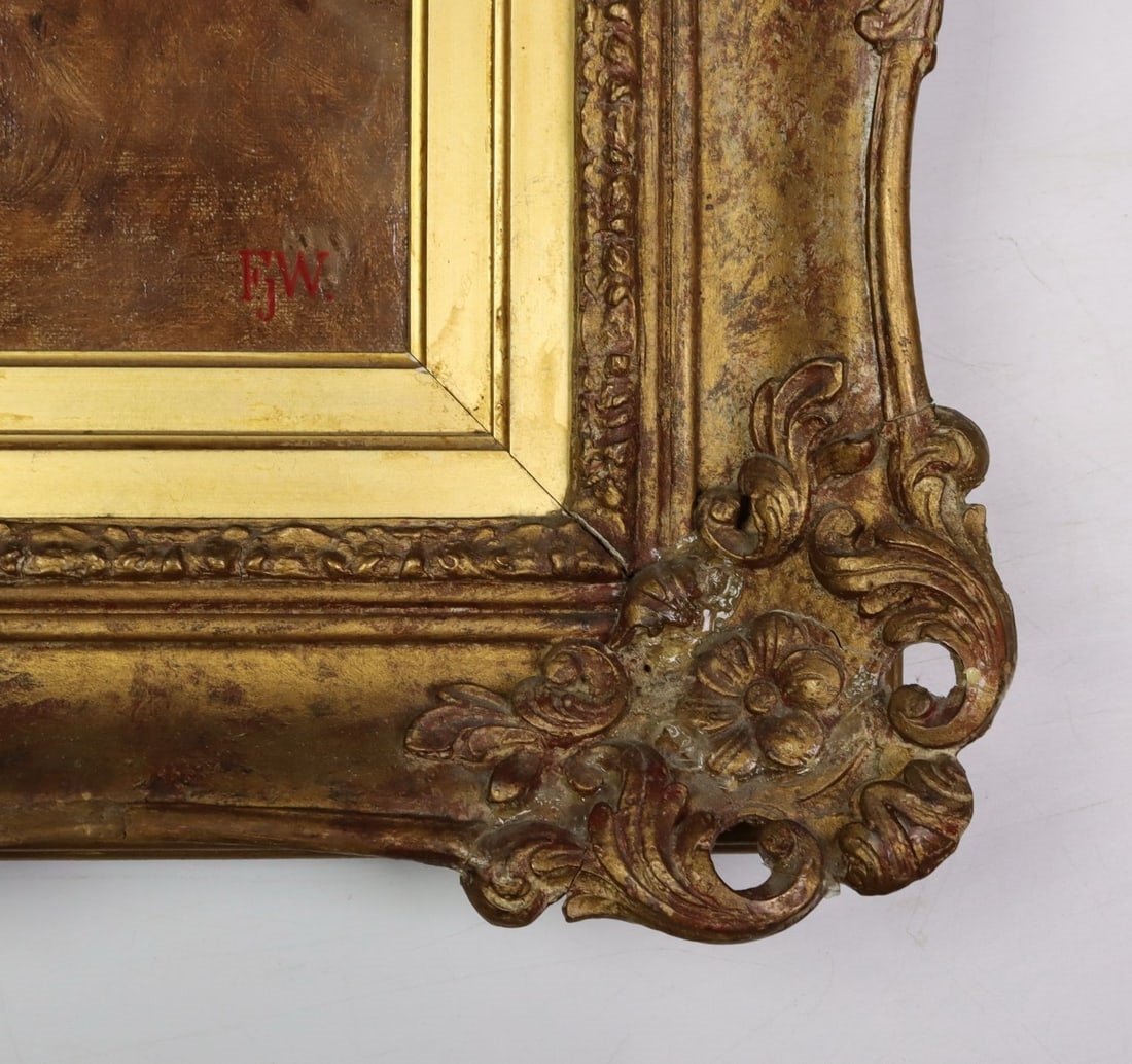 Artwork by Francis John Wyburd, Girl with Kitten, Made of oil on canvas