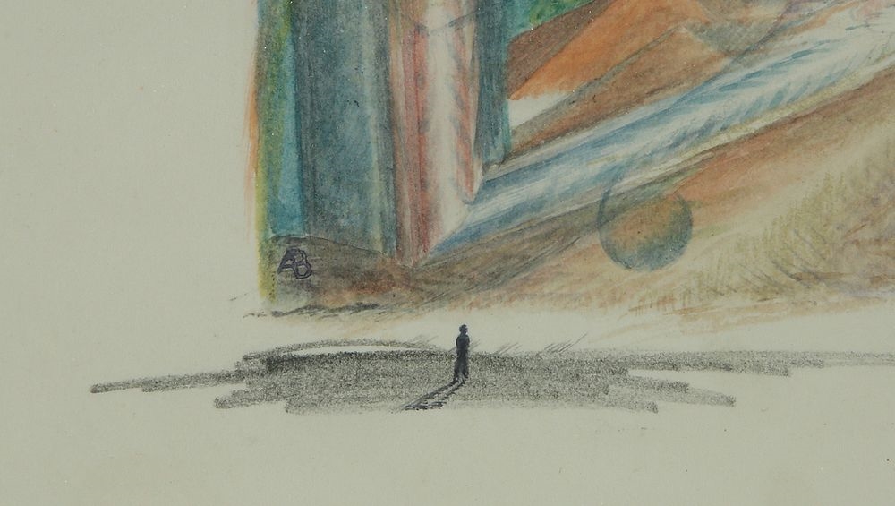 Artwork by Batia Apollo, Woman, Made of Marker and watercolor on paper