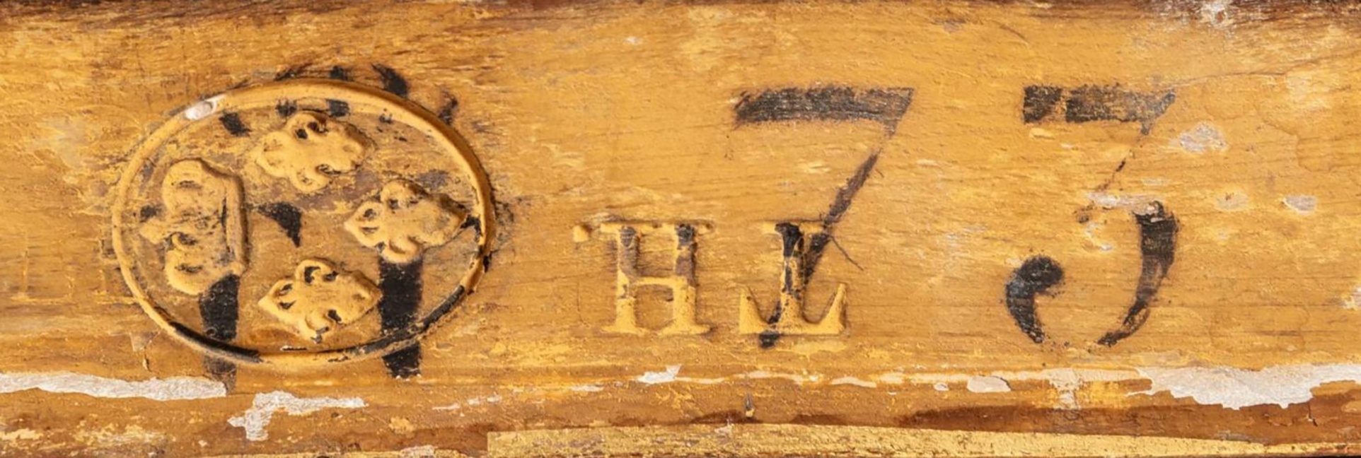 Artwork by Francois-Honore-Georges Jacob-Desmalter, Pierre-François-Léonard Fontaine, Charles Percier, An Empire giltwood ceremonial armchair, from Napoleon’s Throne Room at the Palais des Tuileries, by François-Honore-Georges Jacob-Desmalter, after a drawing by Percier et Fontaine, circa 1804, Made of Embroidered silk