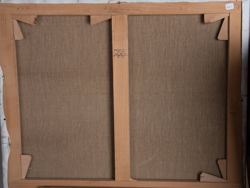 Artwork by Marcel Anselme, Les lignes de la main, Made of oil on canvas