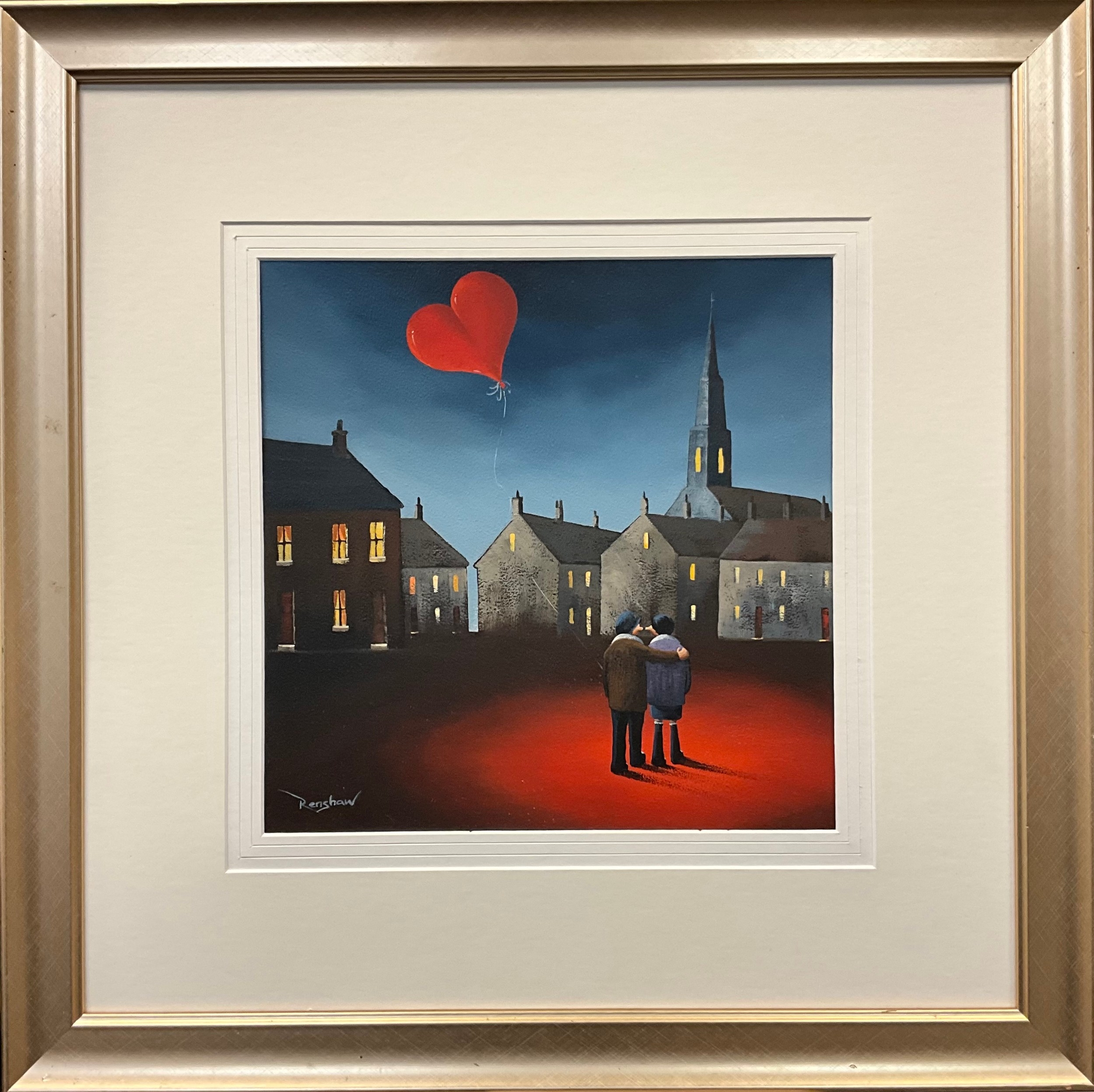 David Renshaw | Love and a Red Balloon | MutualArt