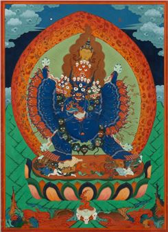 Yamantaka Yab Yum - Mongolian School, 20th Century