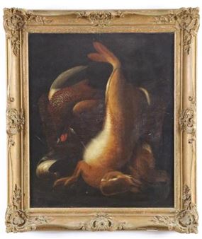 The Hare and Pheasant - John William Gould