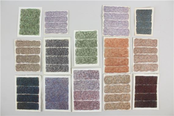 Clark Murray | Group of 13 Clark Murray Pattern Study Paintings (1966 ...