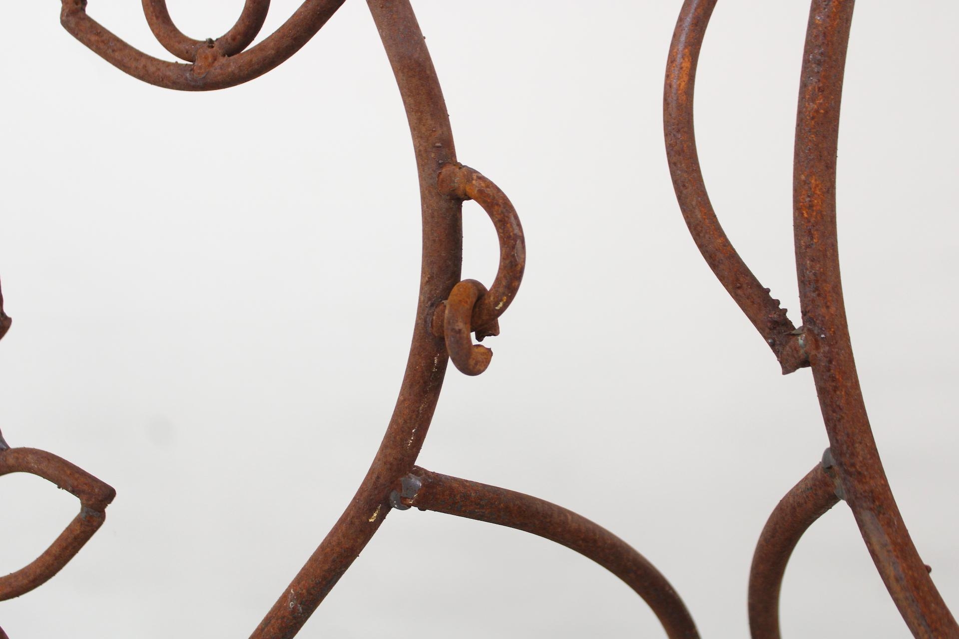 John Risley | Set of 4 John Risley Style Modern Metal Face Outdoor ...