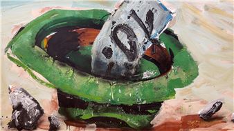 Leise Ähnlichkeit: Dieter Krieg, William N. Copley, Peter Dreher / Galerie Friese, Berlin