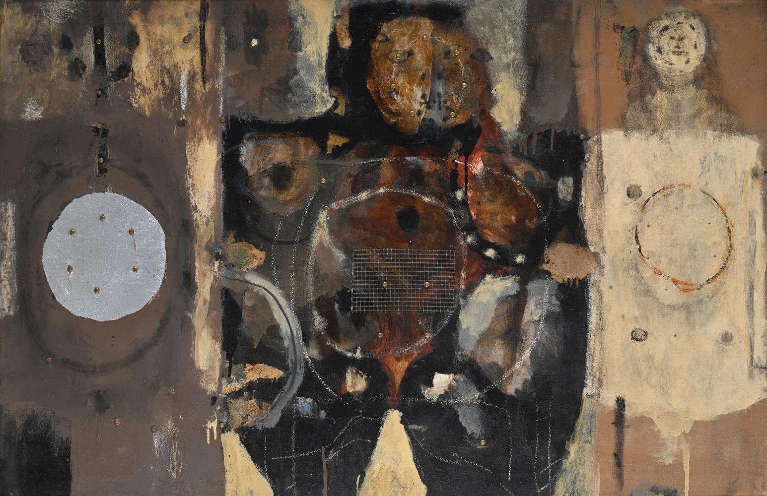 George Cohen | FIGURE WITH ATTENDANTS (1953) | MutualArt