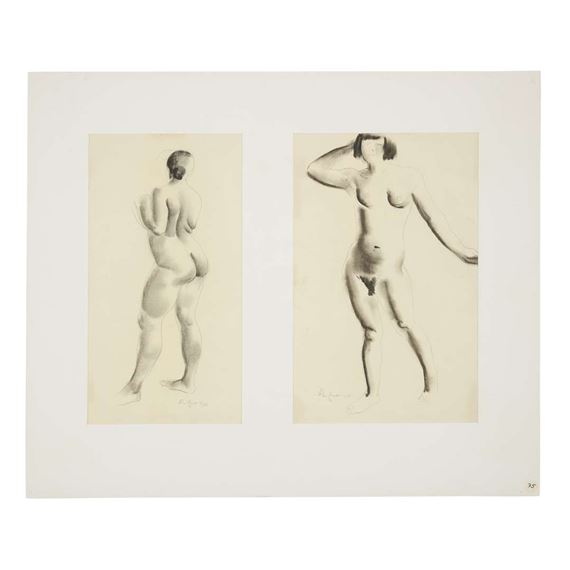 FOUR NUDE STUDIES by William McCance, 1930