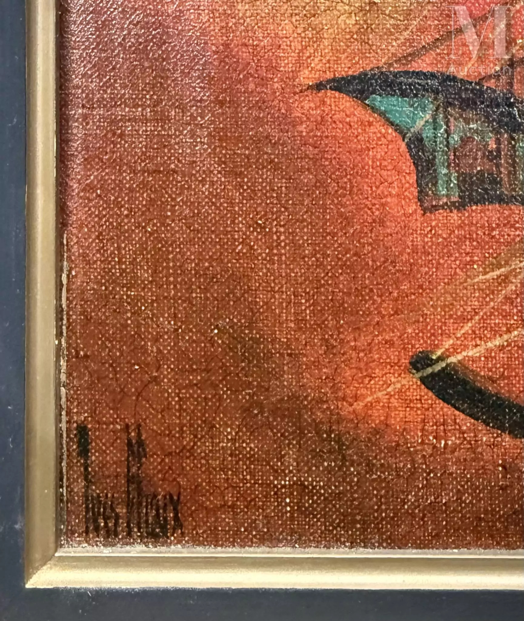 Artwork by Yves Chaix, Cathédrale,, Made of Huile sur toile