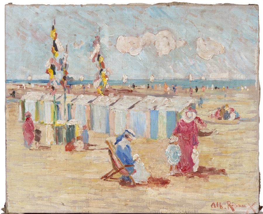 Albert Rigaux | La côte belge animée | MutualArt