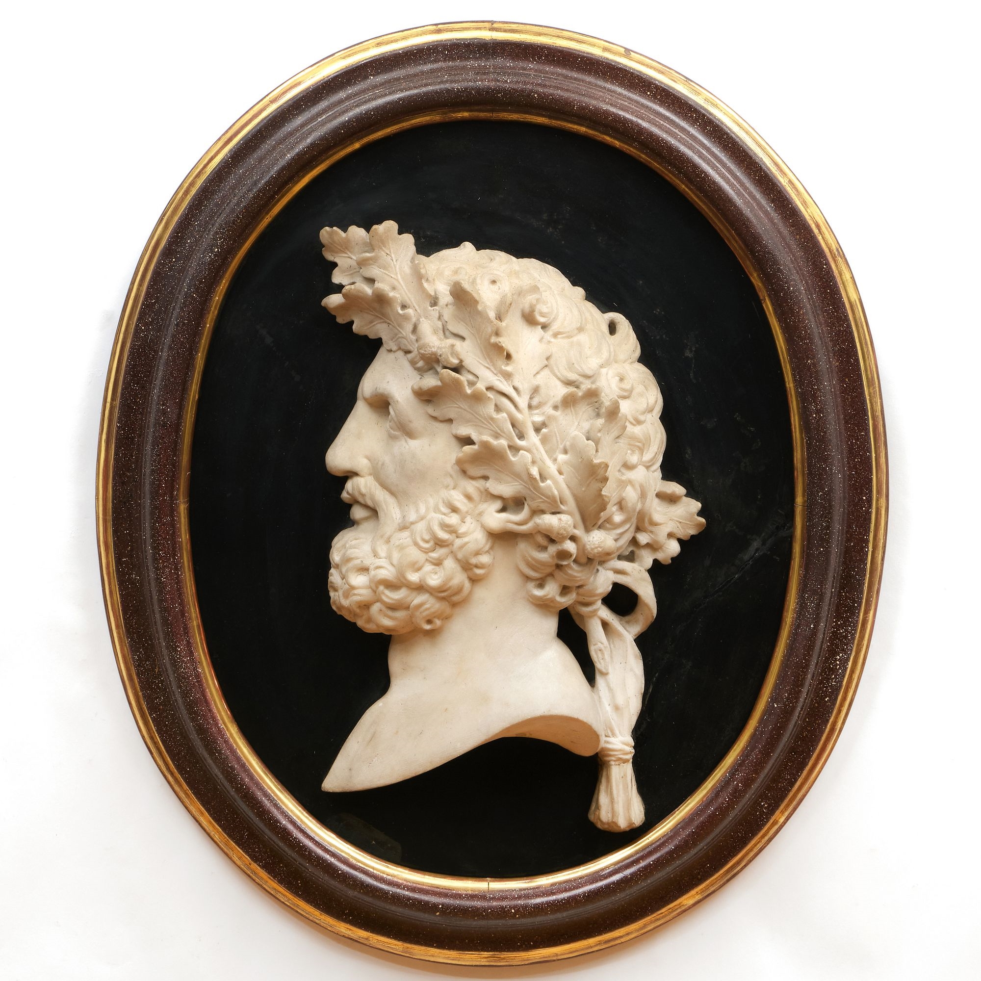 Italian School | Pair of Italian Carved Marble Portrait Profile Reliefs ...