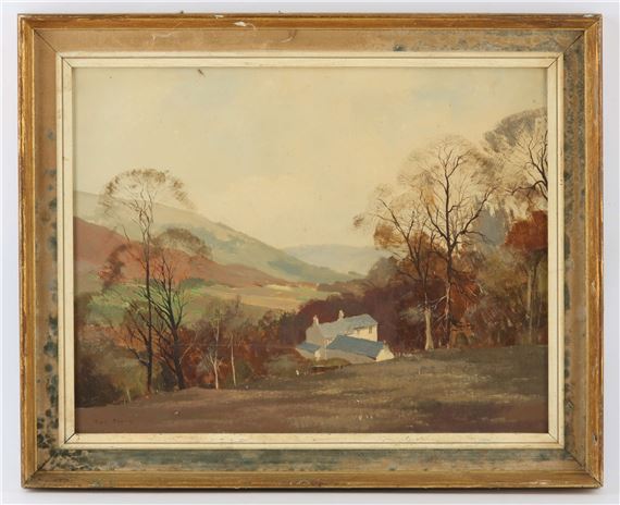 Roy Perry | a homestead nestled in a valley | MutualArt