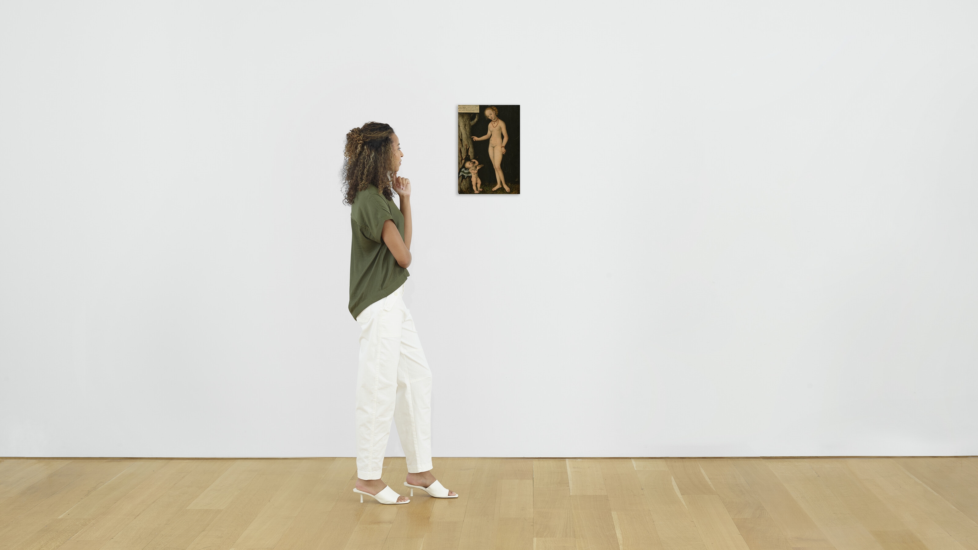 Artwork by Lucas Cranach the Younger, Venus with Cupid the Honey Thief, Made of oil on panel, unframed