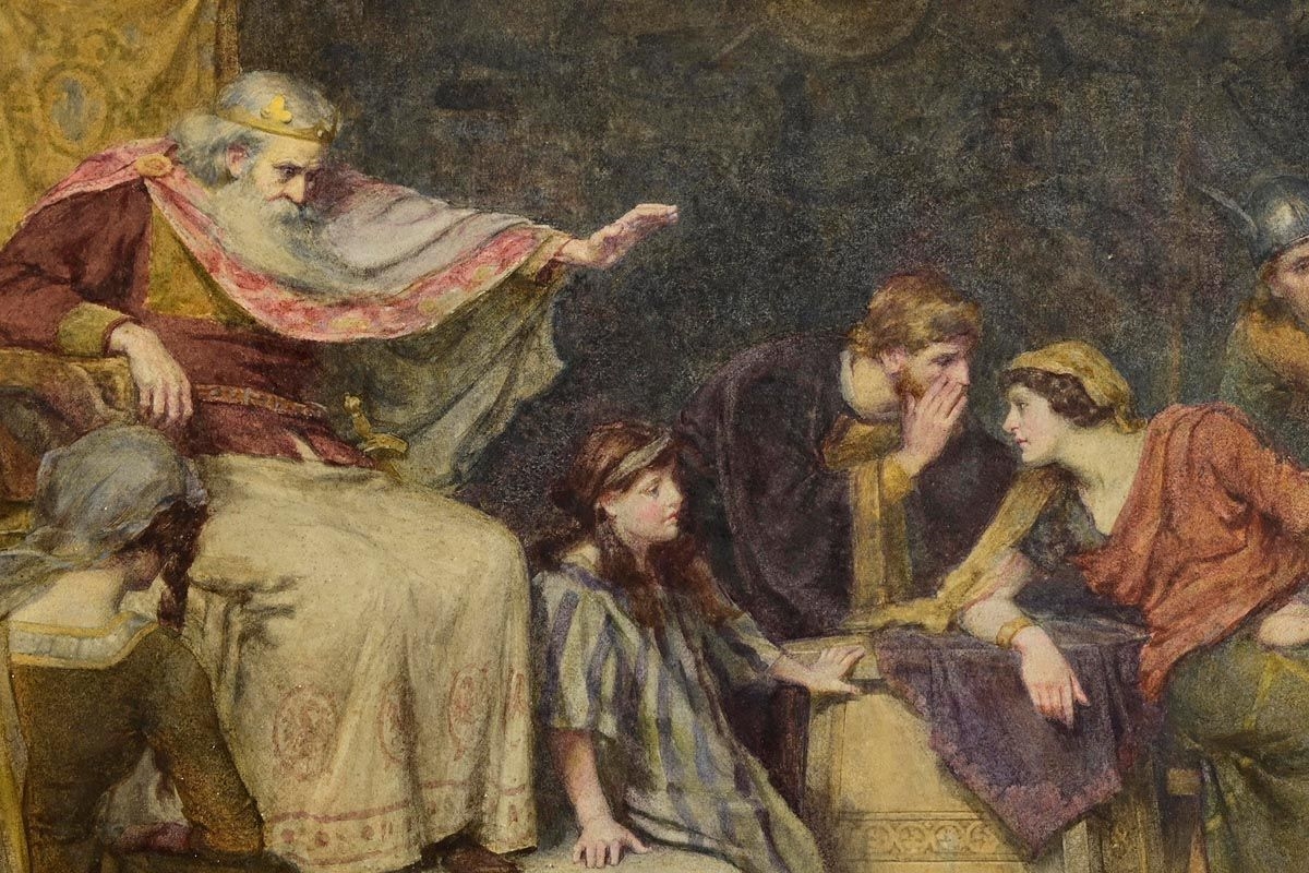 George Sheridan Knowles | The Banishment of Cordelia (1893 (1893 ...