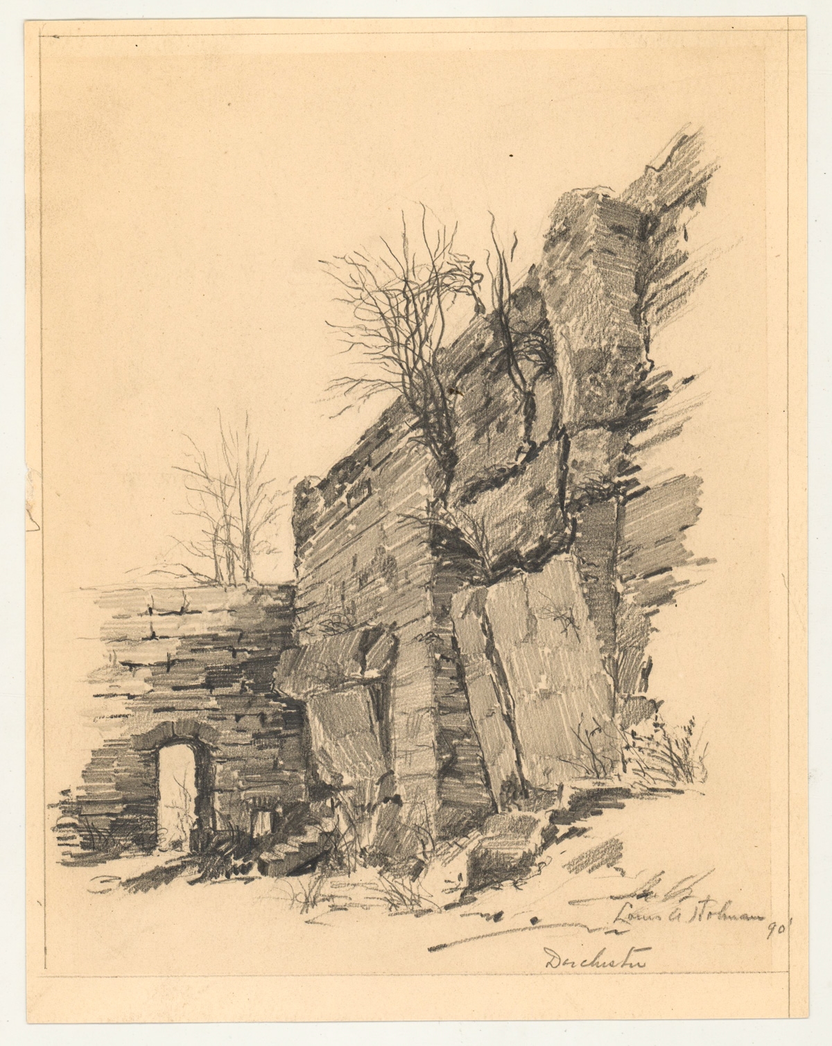 Artwork by Louis A. Holman, Louis A. Holman (4) Original Drawings, Made of original drawings