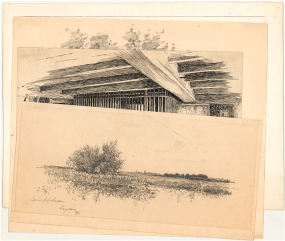 Louis A. Holman (4) Original Drawings by Louis A. Holman
