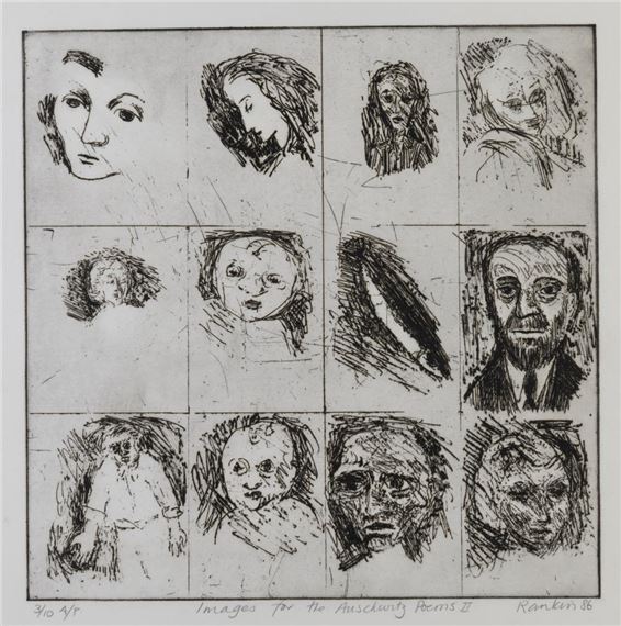 Images For The Auschwitz Poems II 1986 by David Rankin, 1986