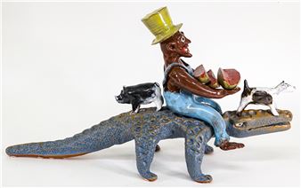 Marvin Bailey Original Pottery [Folk Art] - Marvin Bailey