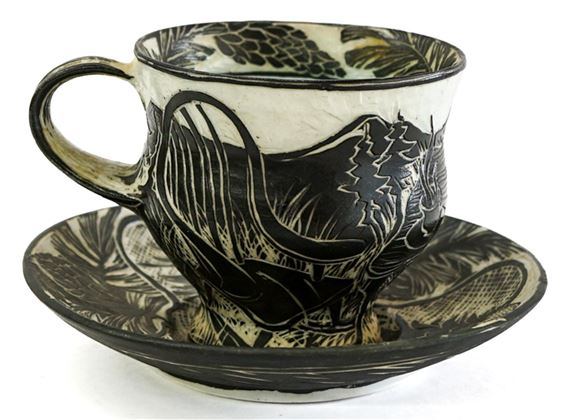 David Regan  Cup and Saucer - David Regan