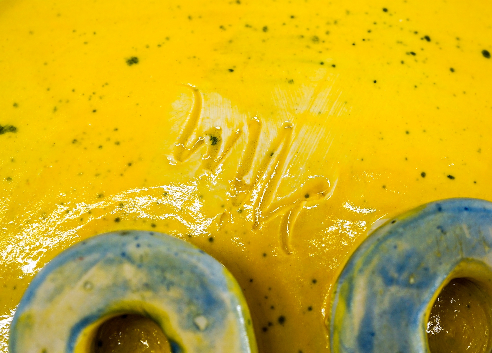 Archie Bray | Archie Bray Studio Pottery Footed Tray [Abstract] | MutualArt