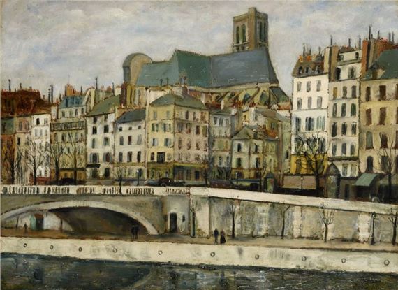 L’Eglise Saint-Gervais à Paris by Maurice Utrillo, c. 1910