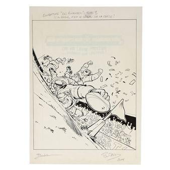 Tome 9 de la série «Les RUGBYMEN» intitulé «Si on gagne - Alexandre Mermin