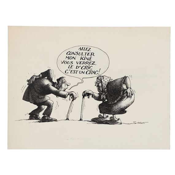 Claude Serre | Dessin humoristique | MutualArt