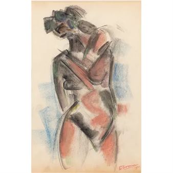 Vrouwelijk naakt - Wim Bosma