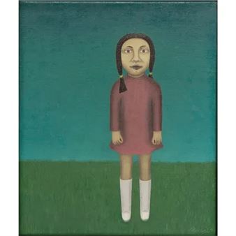 Meisje in de wei - Marit L'herminez-van Raak