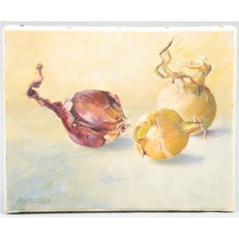 Stilleven met uien - Ariane de Saryusz Bielska