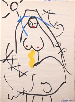 Desnudo femenino - ñ