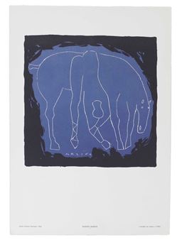 MARINO MARINI, CAVALIER AU CIRQUE, 1946, STAMPA D’ARTE, cm 50 x 35 - Marino Marini