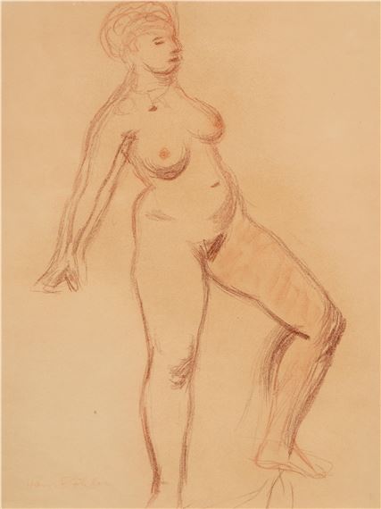 Stehender Akt - Hans Böhler