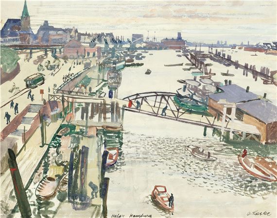 Hafen Hamburg by Oskar Laske